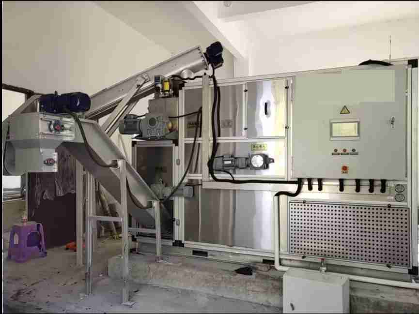 sludge dryer screw press polymer dosing equipment