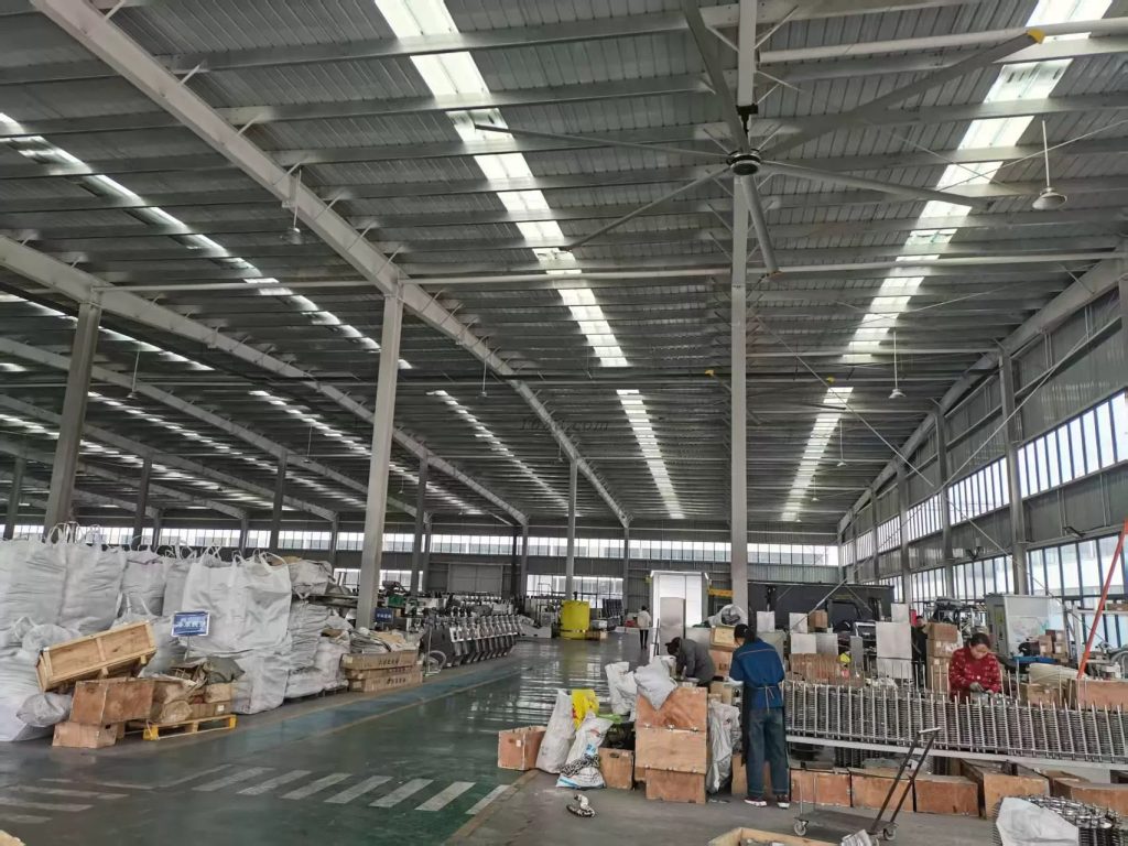 KOPAY large-scale industrial workshop and warehouse for wastewater treatment components